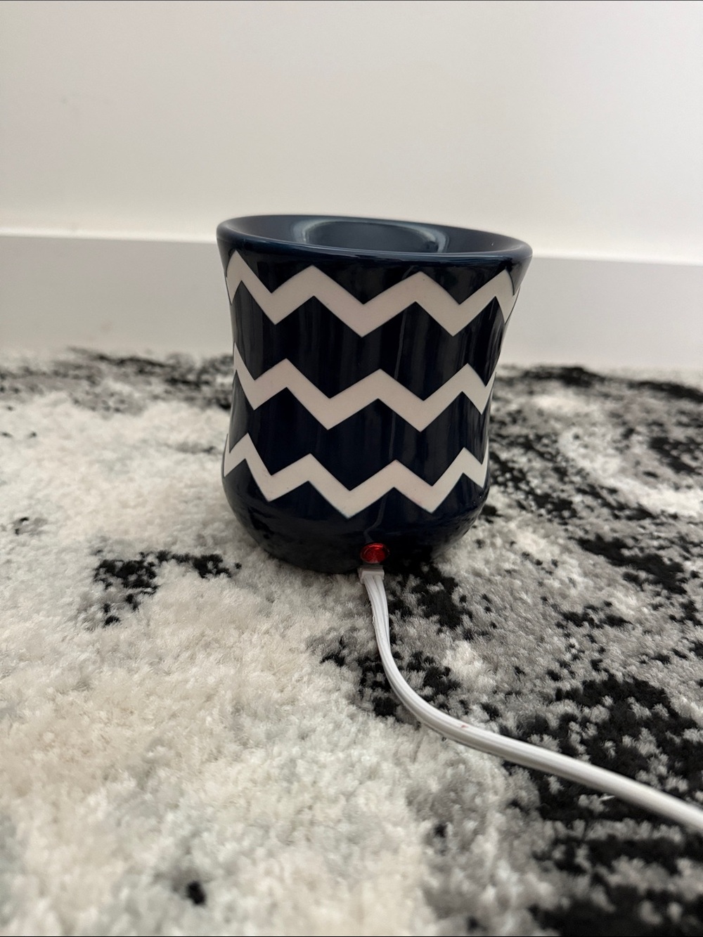 Yankee Candle Navy Chevron Electric Wax Warmer